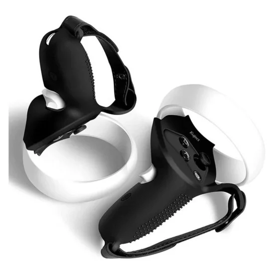 Gamax oculus quest2 extended handle Half case battery - black